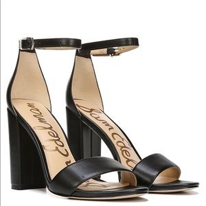 Sam Edelman Black Leather Yaro Heel